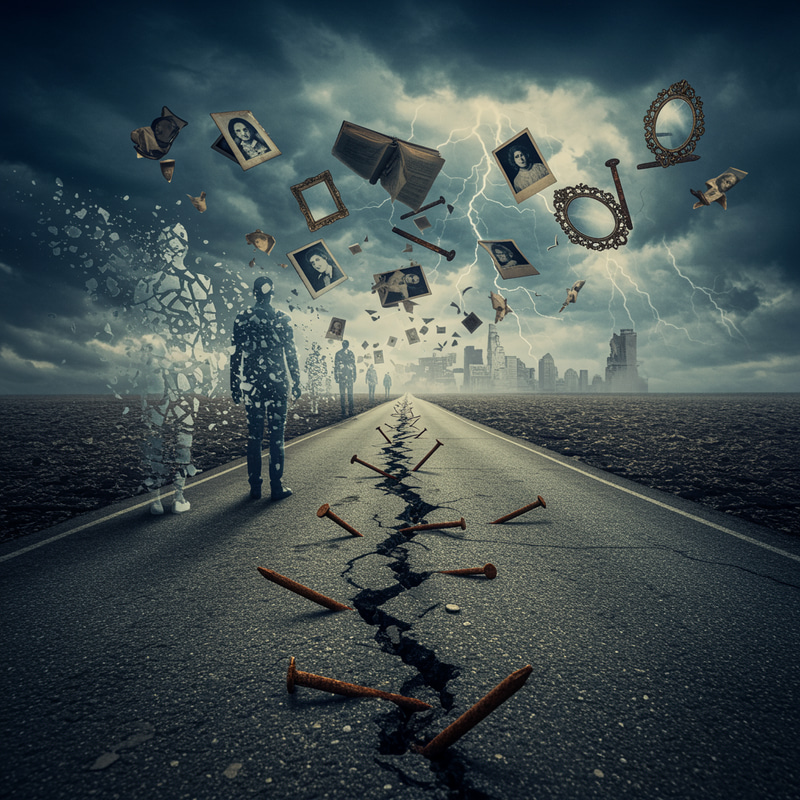 Symbolic Book Cover of Fragmentation and Resilience