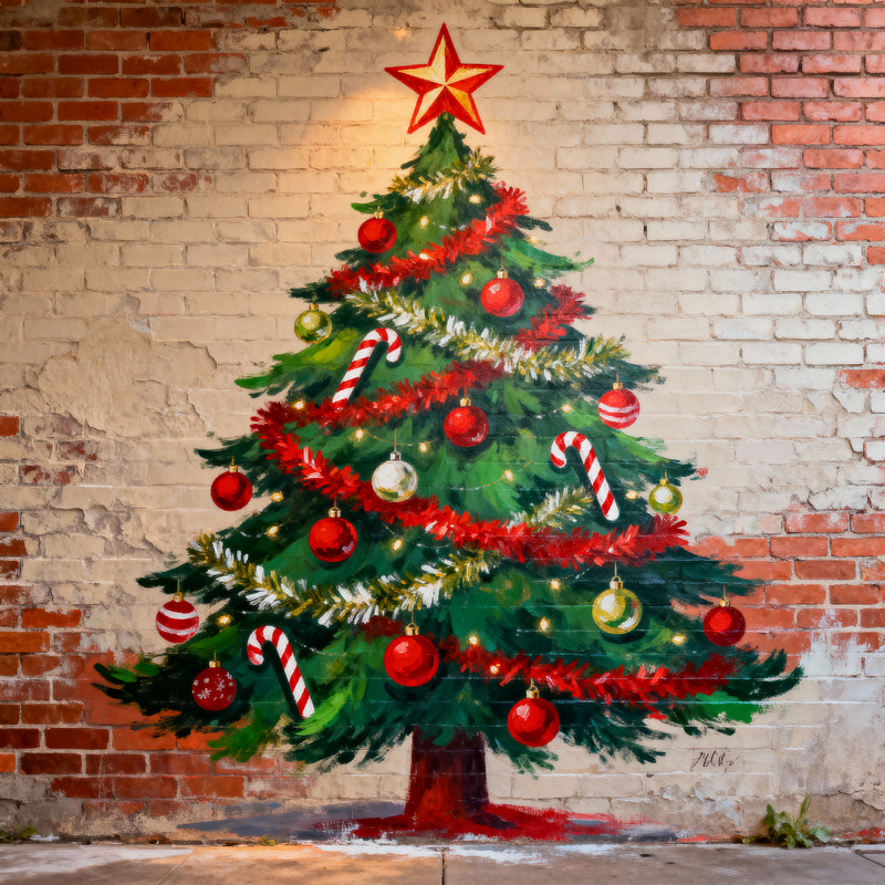 Christmas Tree on Walls: Festive Decor Ideas Christmas Tree on Walls: Festive Decor Ideas