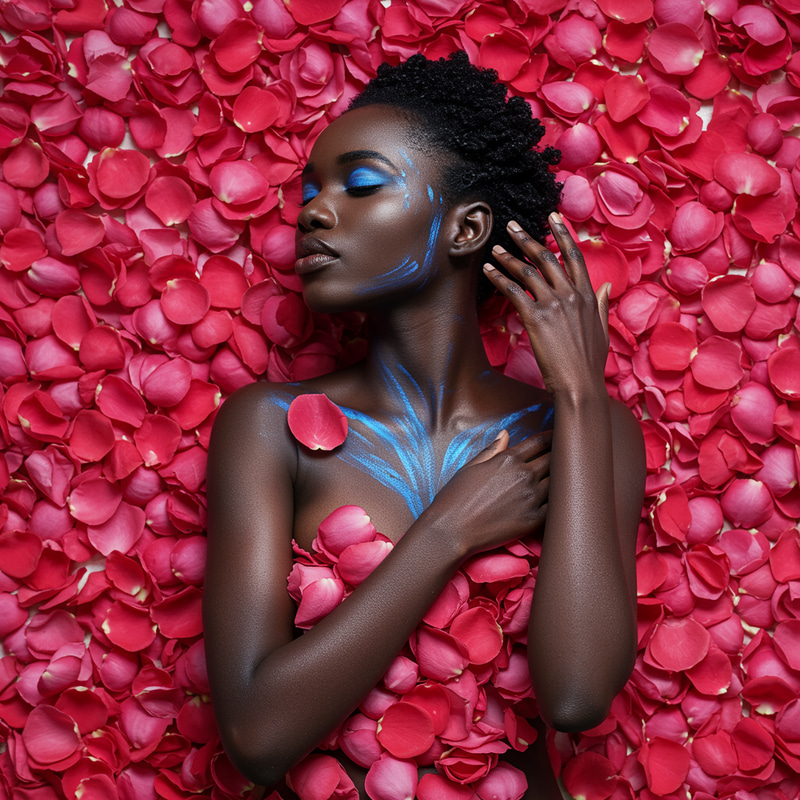 Tranquil Art Photography of an African Model Tranquil Art Photography of an African Model