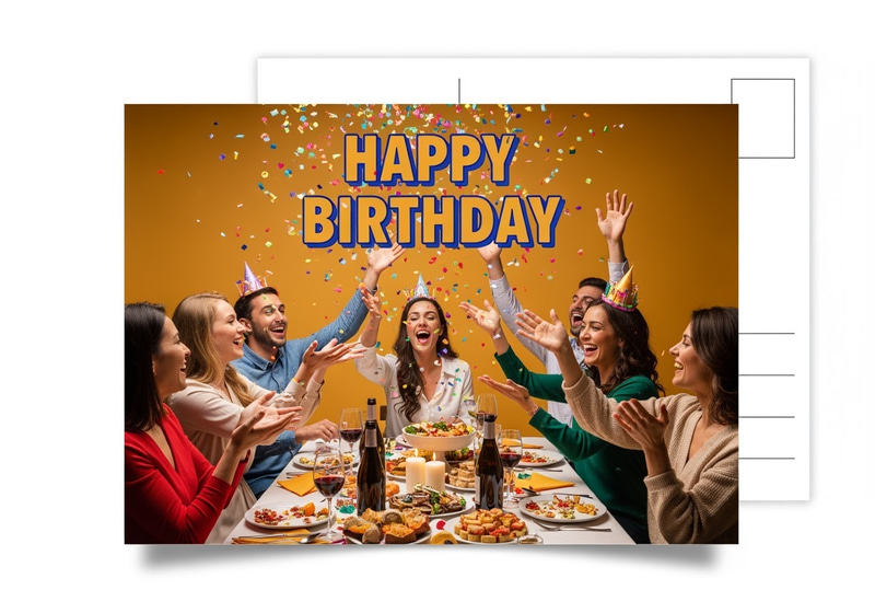 Create a Birthday Postcard - Custom Designs Create a Birthday Postcard - Custom Designs