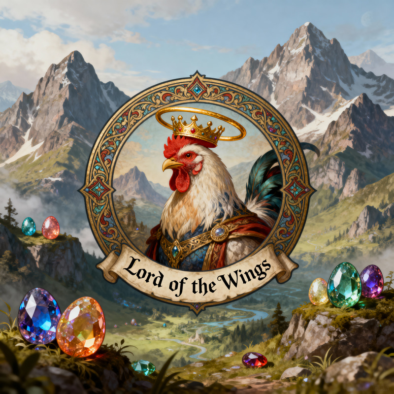 Lord of the Wings Vintage Logo Design