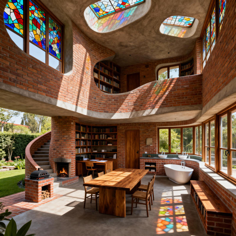 Asymmetrical 150 sqm Face Brick Home Design Asymmetrical 150 sqm Face Brick Home Design