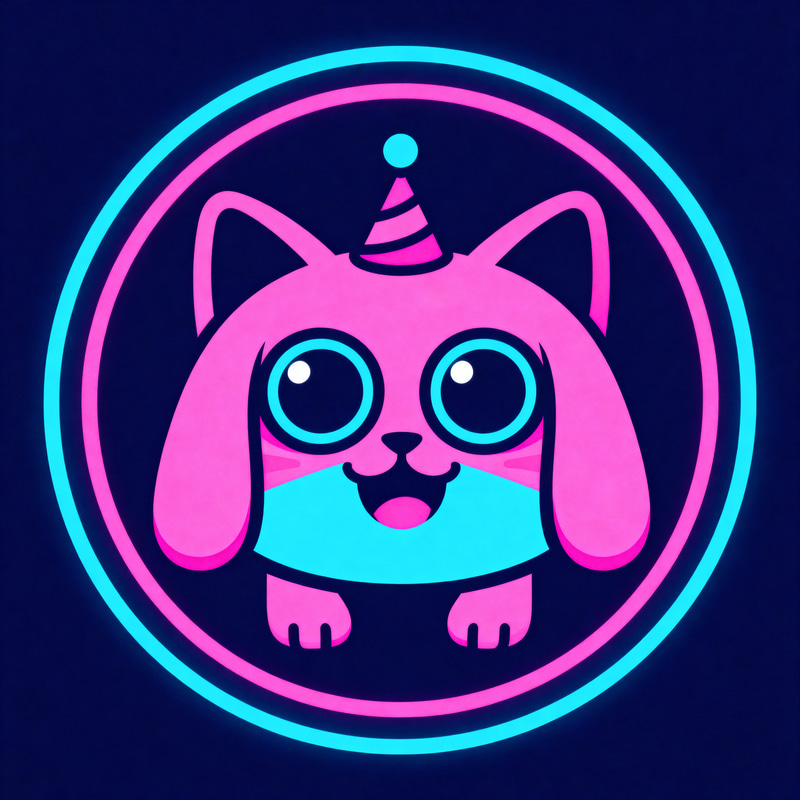 Stunning Memecoin Logo with Unique Animal Designs Stunning Memecoin Logo with Unique Animal Designs