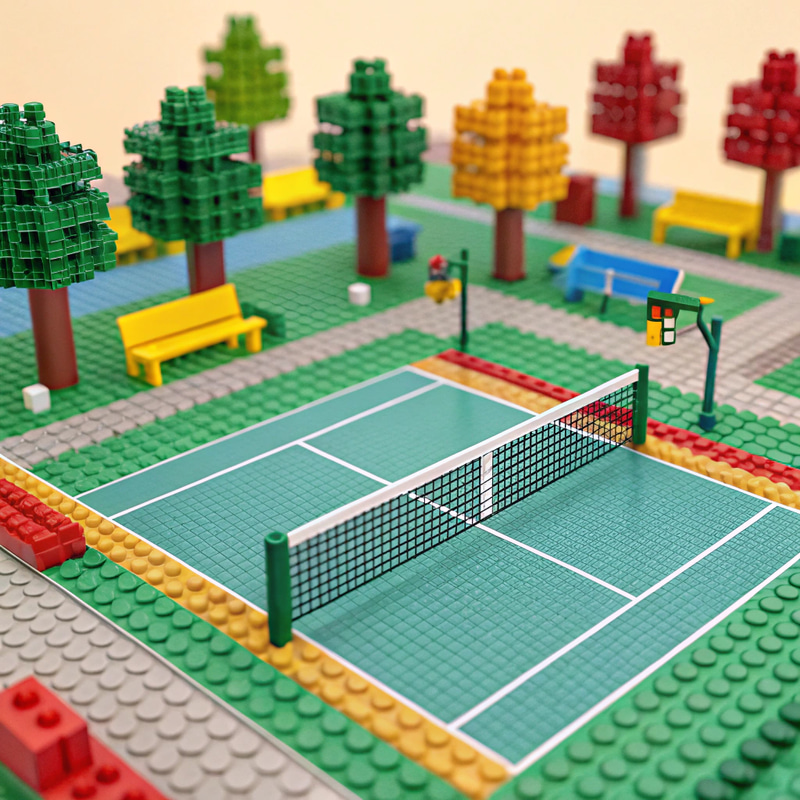 Build Your Own LEGO Paddle Tennis Court Build Your Own LEGO Paddle Tennis Court