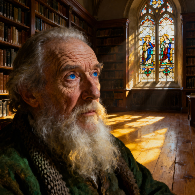 Hyper-Realistic Portrait of a Wise Old Man Hyper-Realistic Portrait of a Wise Old Man