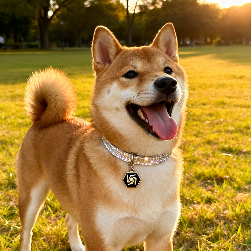 Happy Dog Shinto with Solana Collar Happy Dog Shinto with Solana Collar