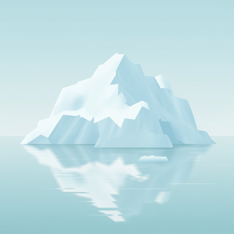 Reproducible Iceberg Image with Light Water Reproducible Iceberg Image with Light Water