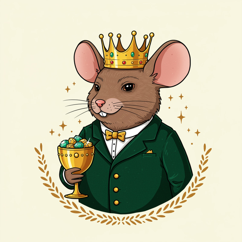 Rich Mouse Meme Logo - High Quality Designs