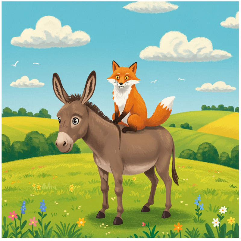 Foxy Encounter: A Unique Donkey Experience