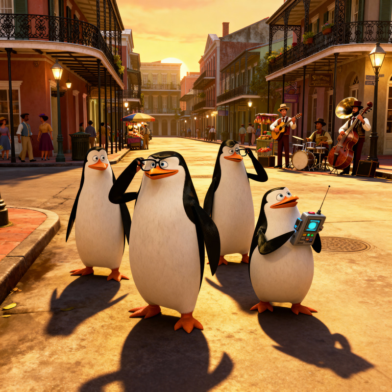 Madagascar Penguins in Nola - Disney Classic Madagascar Penguins in Nola - Disney Classic