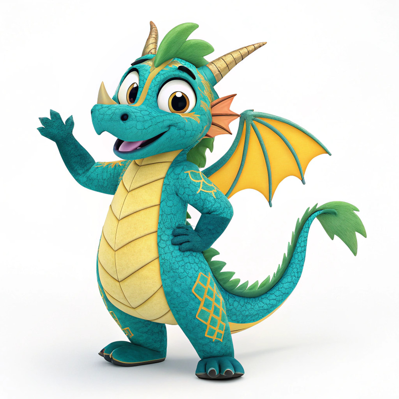 Unique Dragon Mascot for Your Brand Unique Dragon Mascot for Your Brand