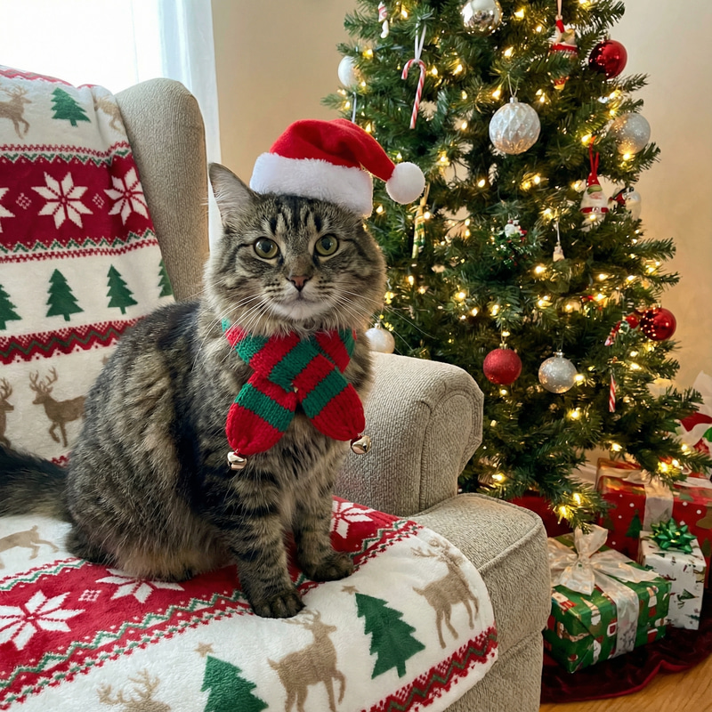 Transform Your Cat into a Festive Christmas Cat