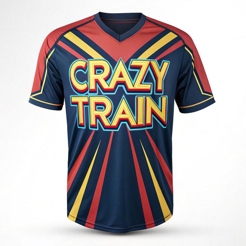 Crazy Train Jersey - Stylish & Unique Design Crazy Train Jersey - Stylish & Unique Design