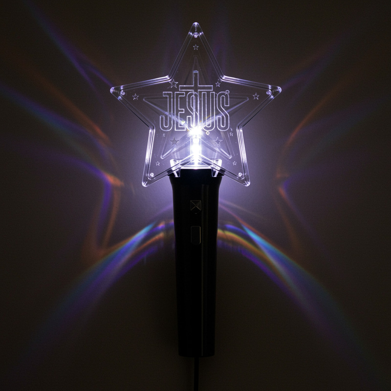 Kpop Lightstick: Star 'JESUS' Inspired by Stray Kids Kpop Lightstick: Star 'JESUS' Inspired by Stray Kids