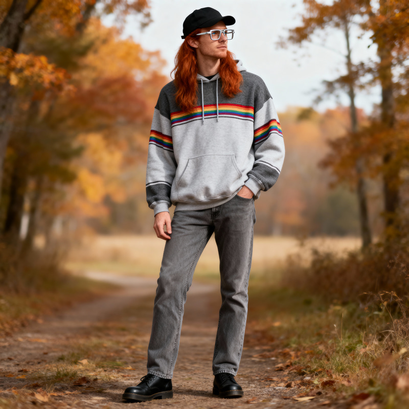 Gorgeous Ginger Man with Unique Style