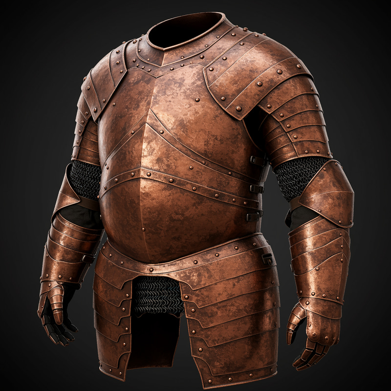Bulky Copper Colored Armor for Sale Bulky Copper Colored Armor for Sale
