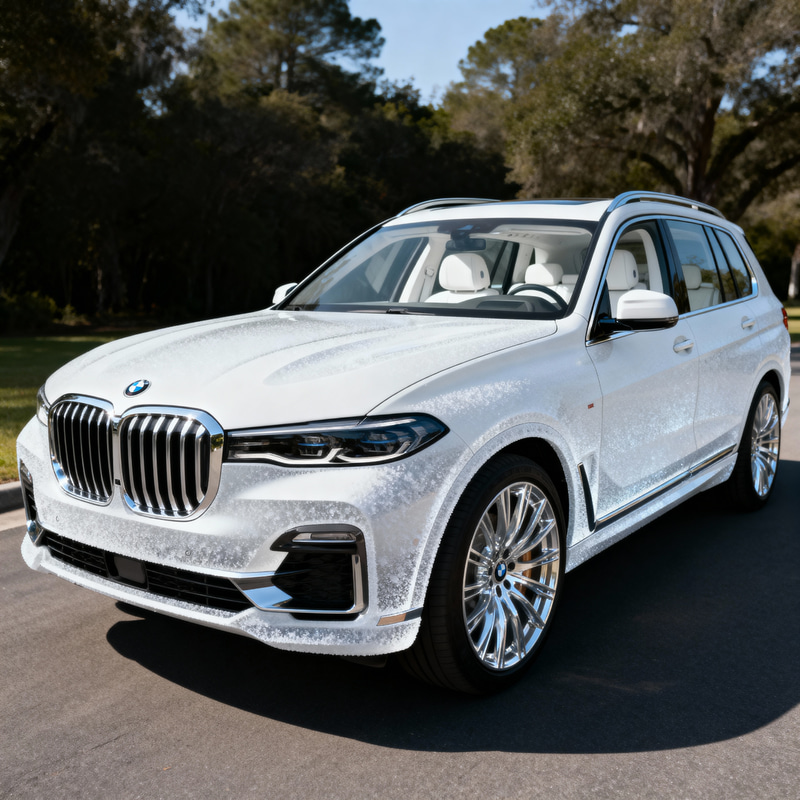 2025 BMW X7 in Frosted White – Luxury SUV