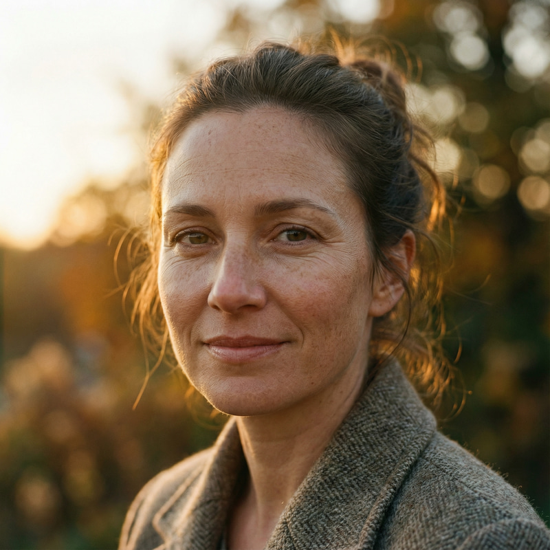 Hyperrealistic Portrait of a 35-Year-Old Woman Hyperrealistic Portrait of a 35-Year-Old Woman