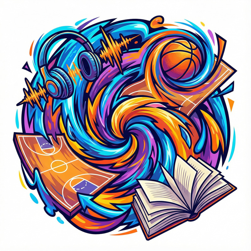 Vibrant Abstract WhatsApp Profile Picture Design