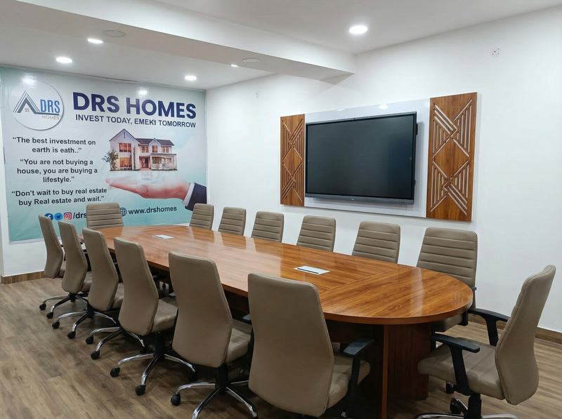 Modern Conference Room Design with Digital Board Modern Conference Room Design with Digital Board