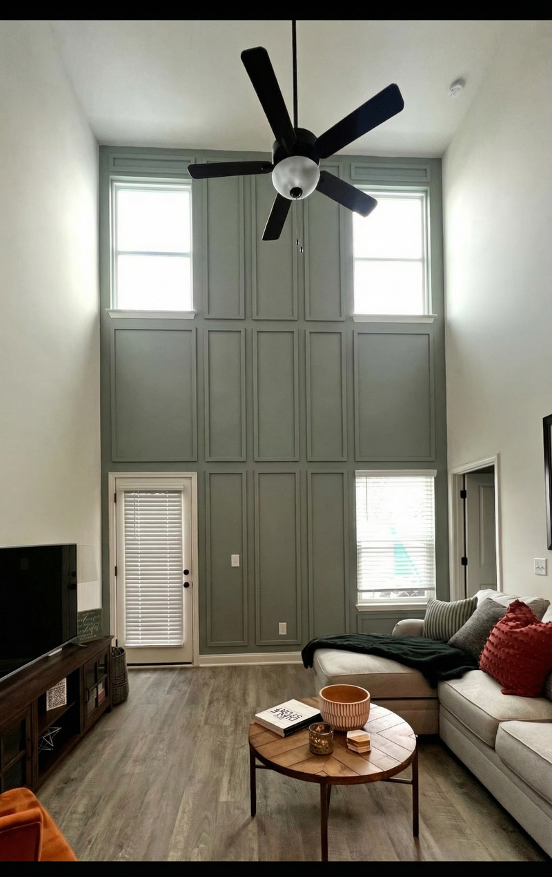 Create a Stunning Accent Wall with 3D Trim Details