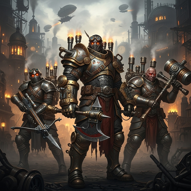 Steampunk Dark Warriors: Transform Your Characters Steampunk Dark Warriors: Transform Your Characters