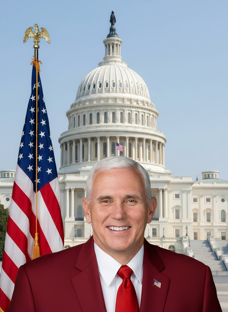 Professional Photo with Red Tie at Capitol Professional Photo with Red Tie at Capitol