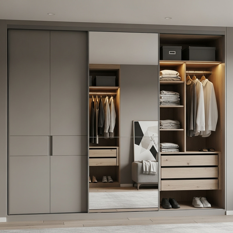 Modern Sliding Door Wardrobe Design for Social Media Modern Sliding Door Wardrobe Design for Social Media