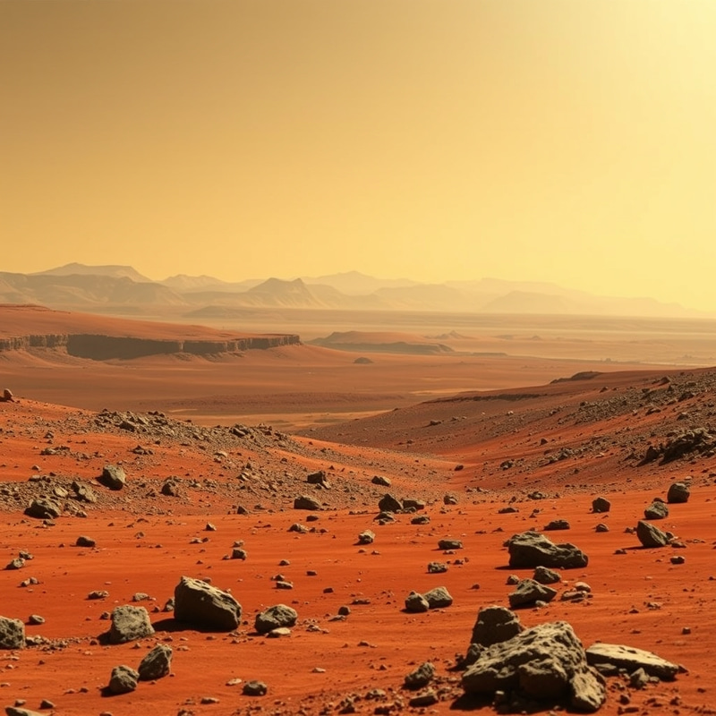 Explore the Barren Martian Landscape Explore the Barren Martian Landscape