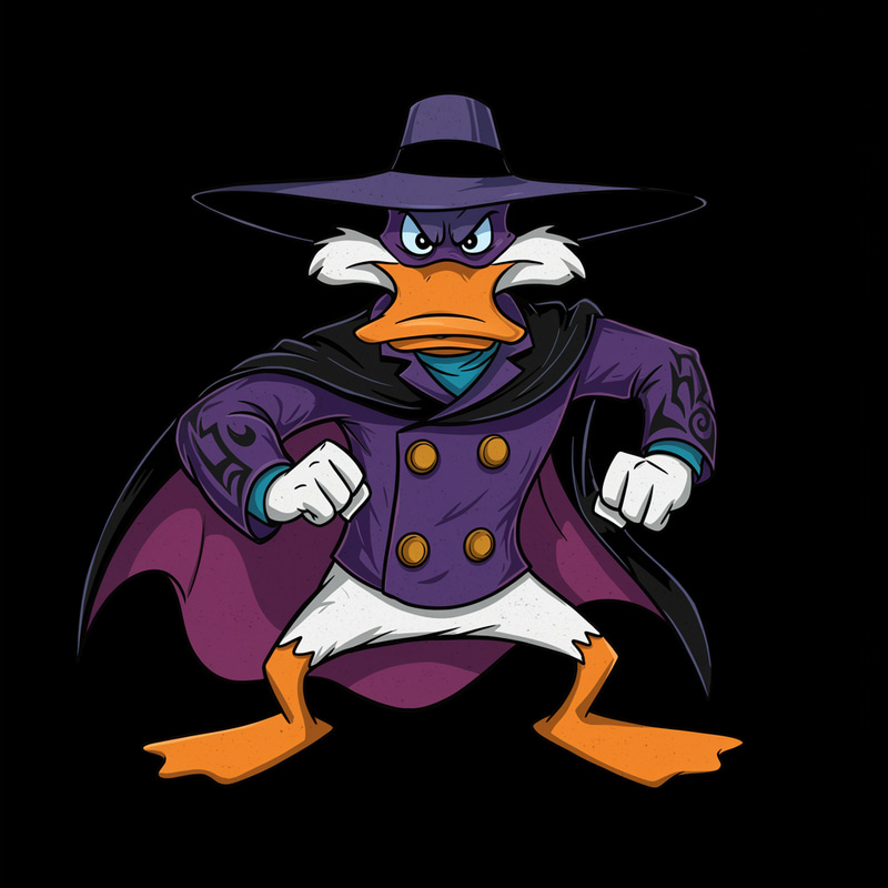 Darkwing Duck Tribal Design - Unique Art