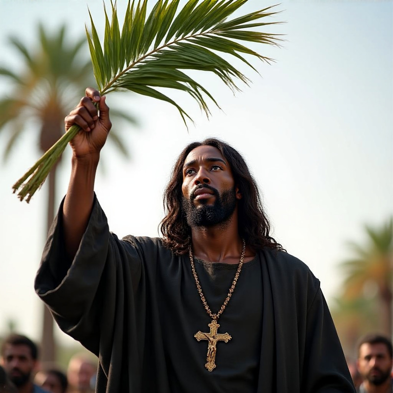 Black Jesus on Palm Sunday Celebration Black Jesus on Palm Sunday Celebration