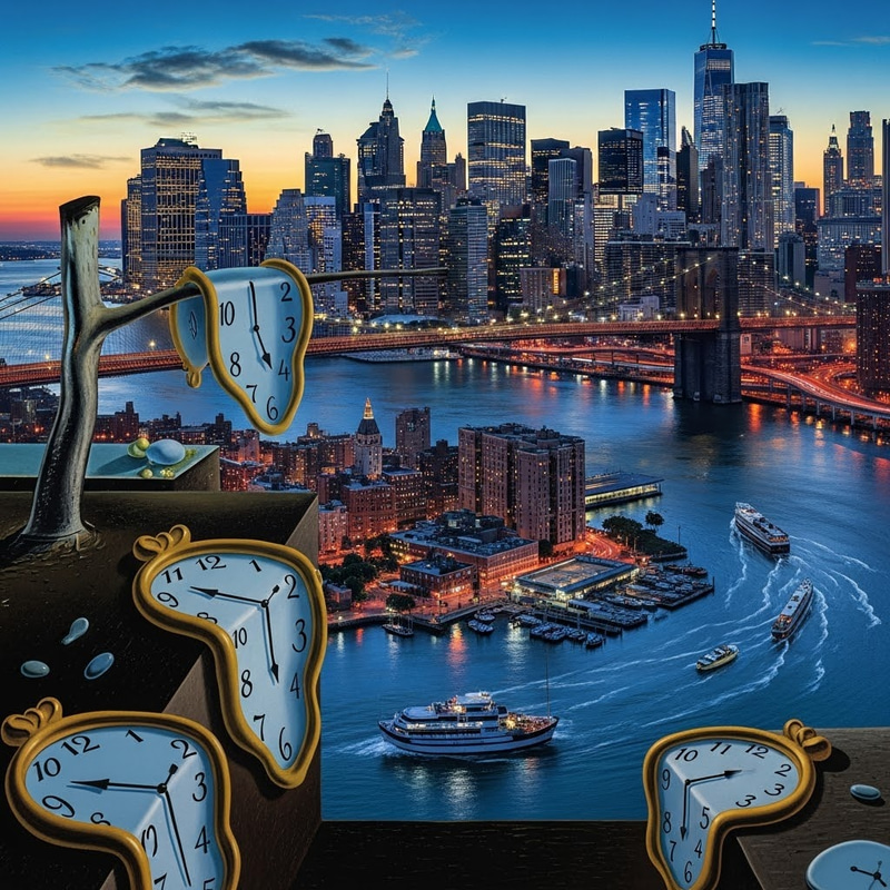 The Persistence of Memory Meets New York City The Persistence of Memory Meets New York City