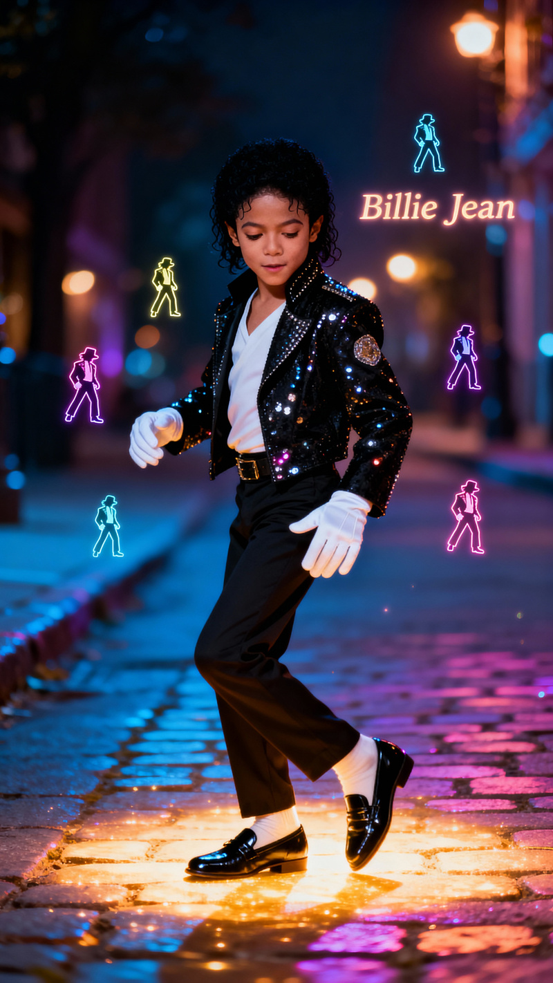 Magical Michael Jackson-Themed Photo of My Nephew Magical Michael Jackson-Themed Photo of My Nephew