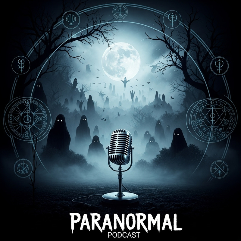 Paranormal Podcast Cover | Dark & Mysterious Design Paranormal Podcast Cover | Dark & Mysterious Design