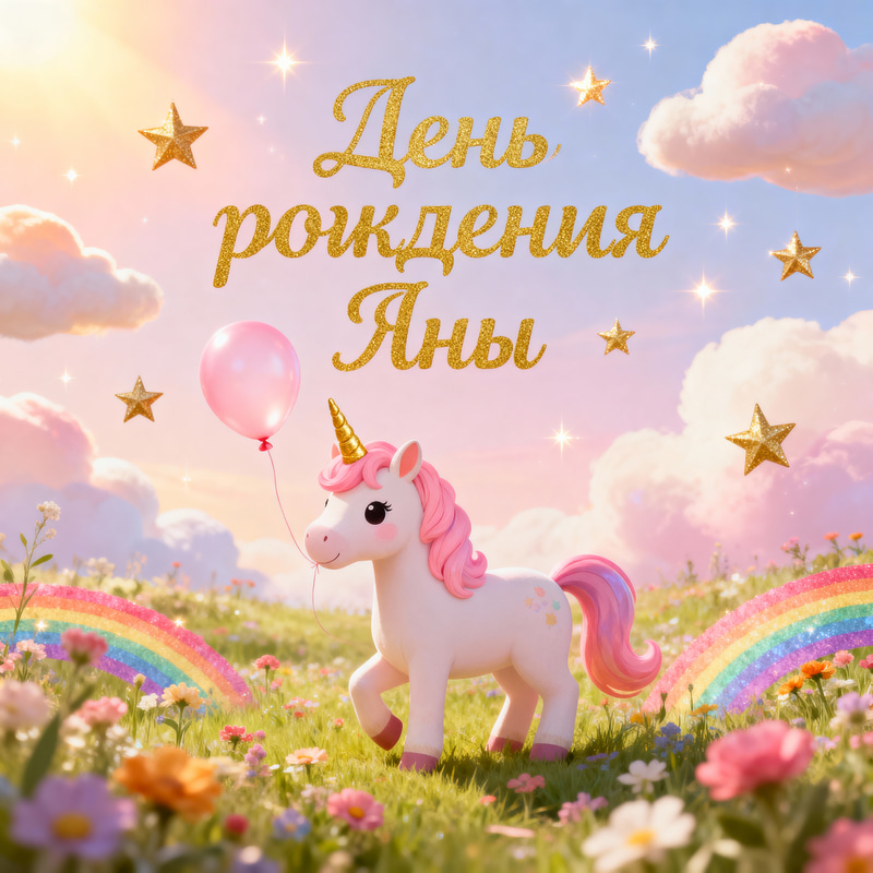 Unicorn Birthday Celebration for Yana