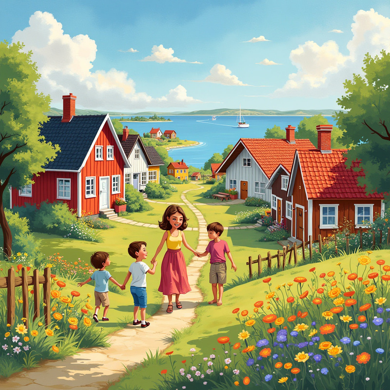 Charming Family Vacation Memory Book Cover Charming Family Vacation Memory Book Cover