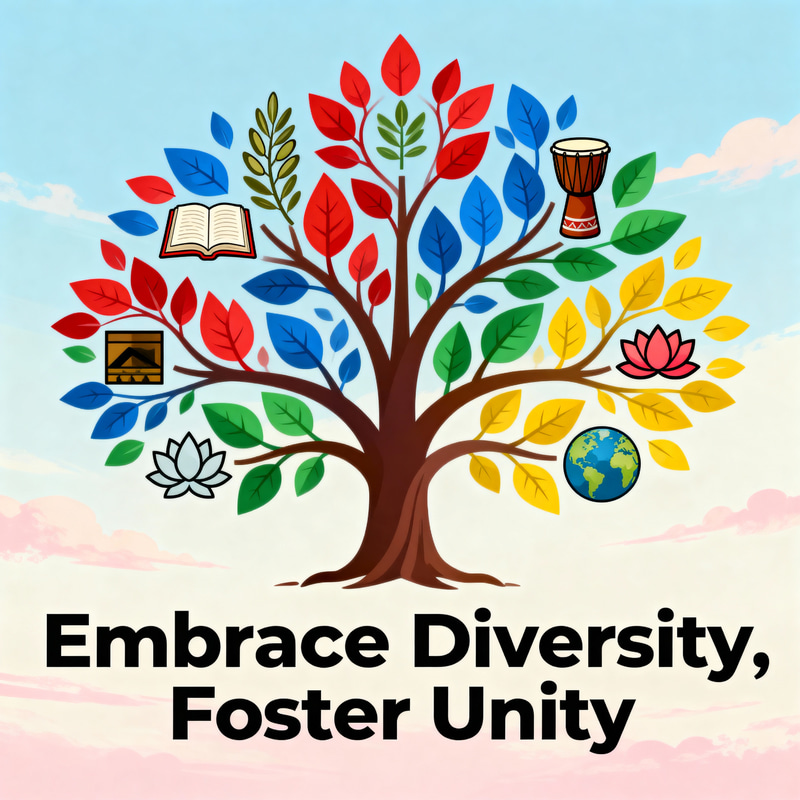 Embrace Diversity: A Positive Poster Design