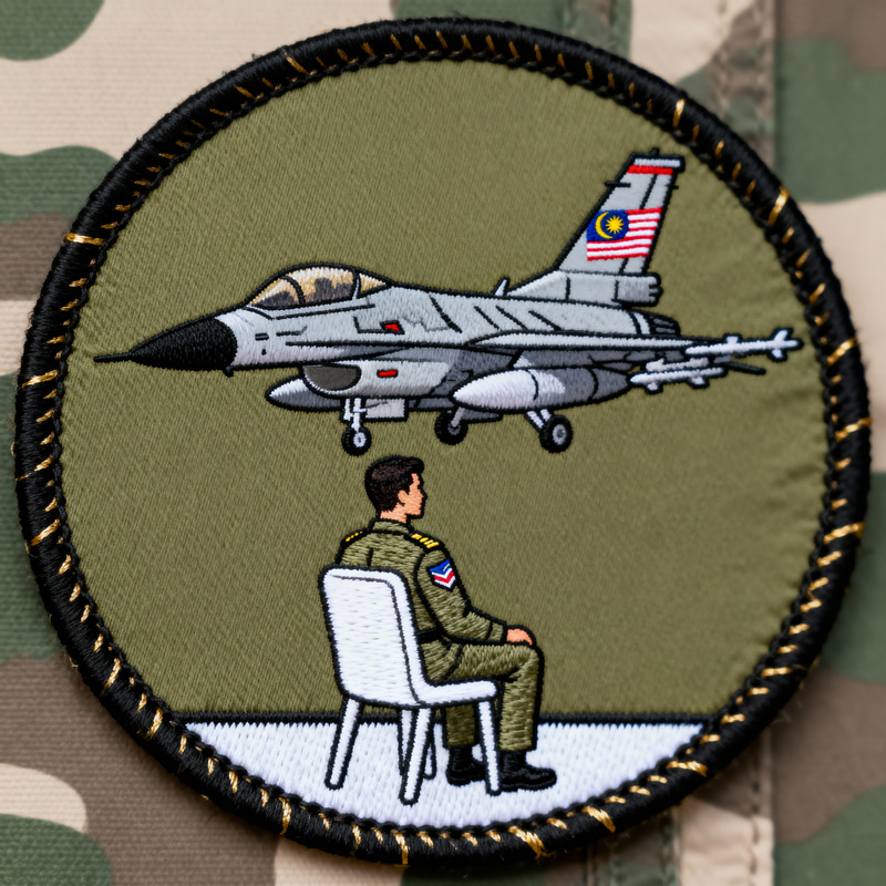 F-16 Military Patch – Malaysia Design F-16 Military Patch – Malaysia Design