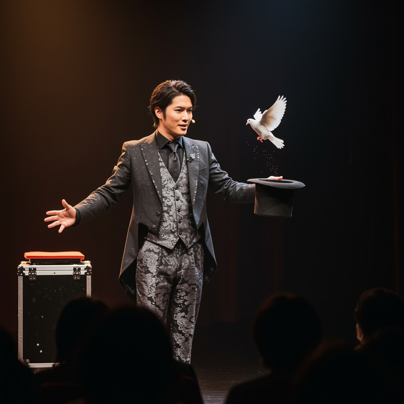 Japanese Magician Male - Enchanting Performances Japanese Magician Male - Enchanting Performances