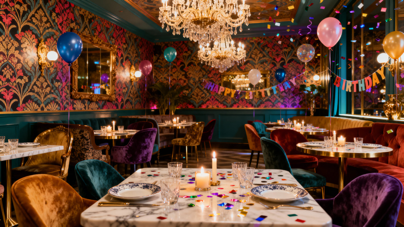 Beautiful Maximalist Restaurant for Celebrating Birthdays Beautiful Maximalist Restaurant for Celebrating Birthdays