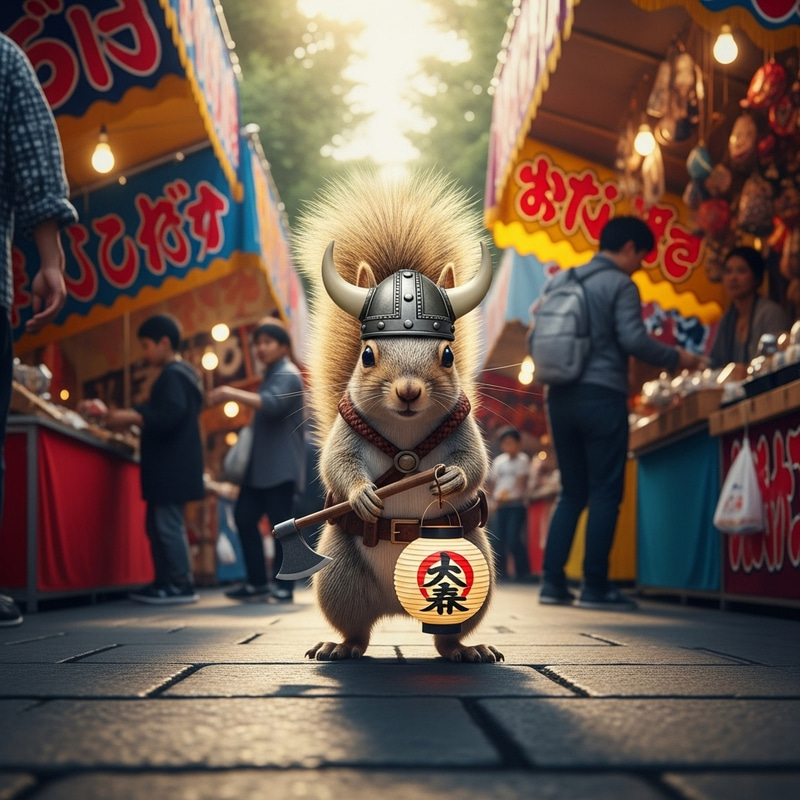 Squirrelly Viking Adventures in Japan