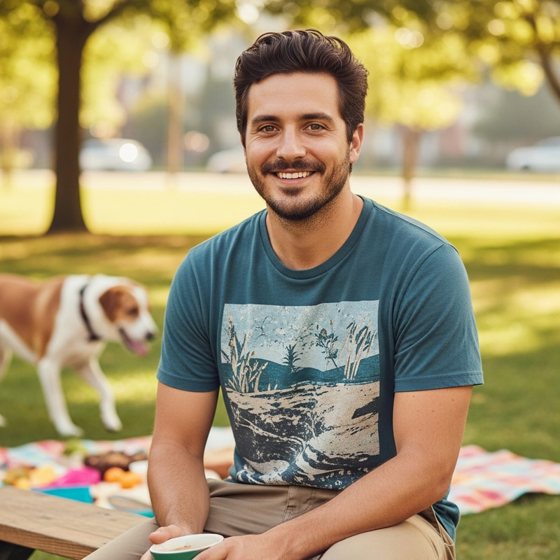 Cute Dadbod: 35-Year-Old Medium Build Guy