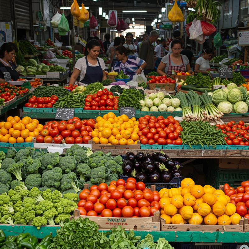 Fresh Vegetables at Your Local Market Fresh Vegetables at Your Local Market