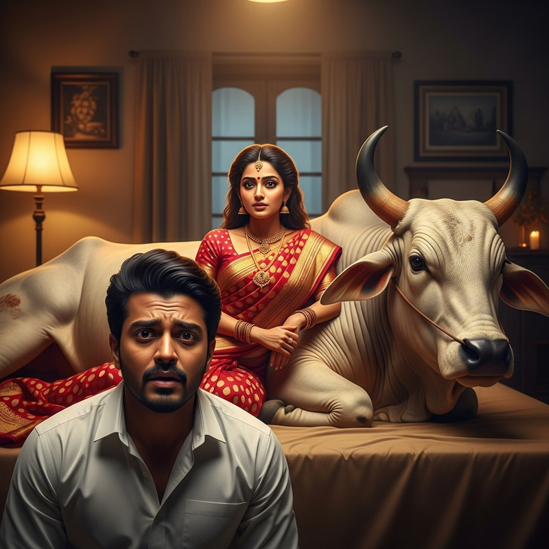 Cuckold Hubby Watching Wife in Saree