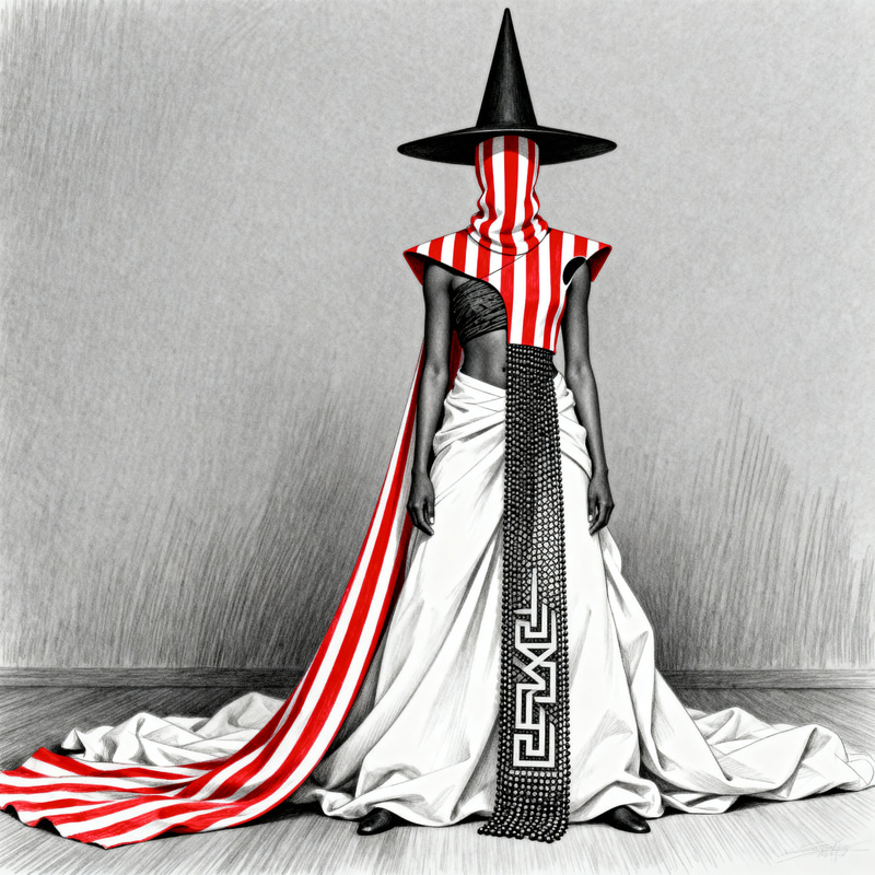 Dramatic Warrior Fashion: Sculptural Outfits Revealed Dramatic Warrior Fashion: Sculptural Outfits Revealed