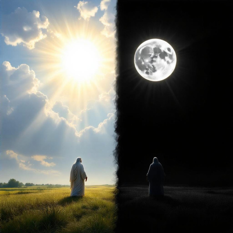 God Creates Light and Darkness: Day and Night God Creates Light and Darkness: Day and Night