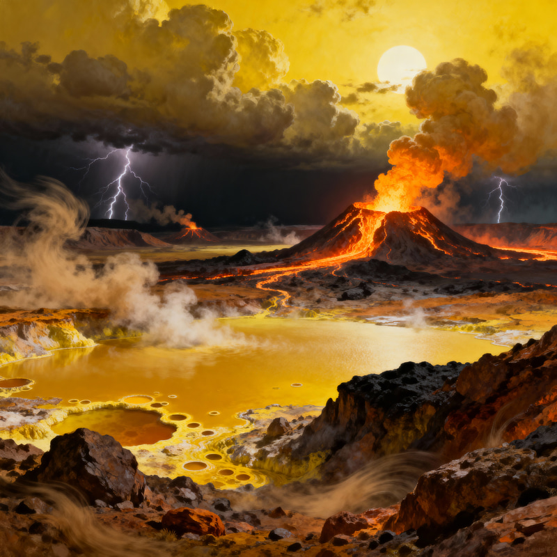 Discover an Exotic Alien Planet with Volcanoes Discover an Exotic Alien Planet with Volcanoes