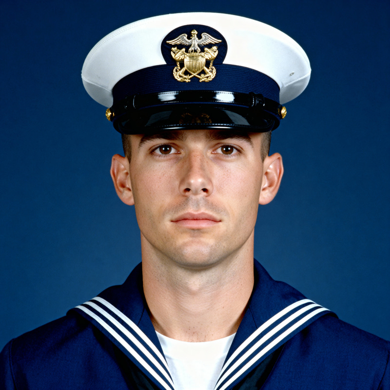 Navy Enlisted Portrait - Professional Military Photos
