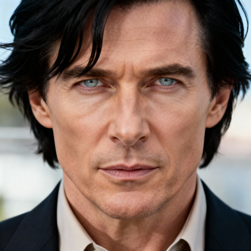 Portrait of a Distinguished Man in Realistic Style