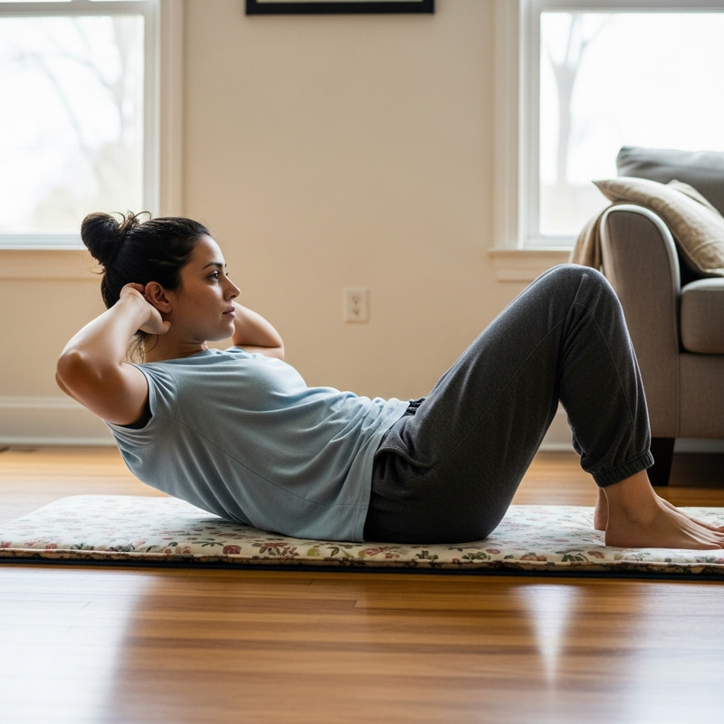 Casual Home Crunches: Official Photo